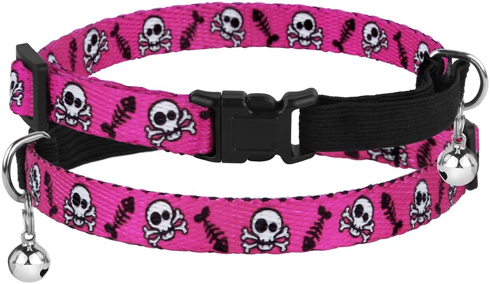 skull cat collar-cute cat collars-cat collars cute-cute cat collars with bell