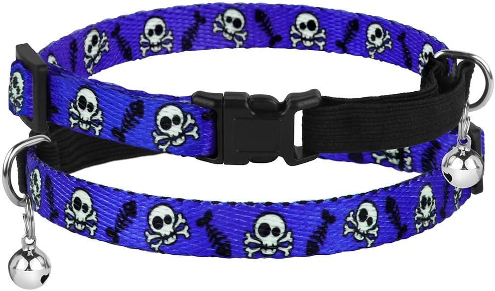 skull cat collar-cute cat collars-cat collars cute-cute cat collars with bell