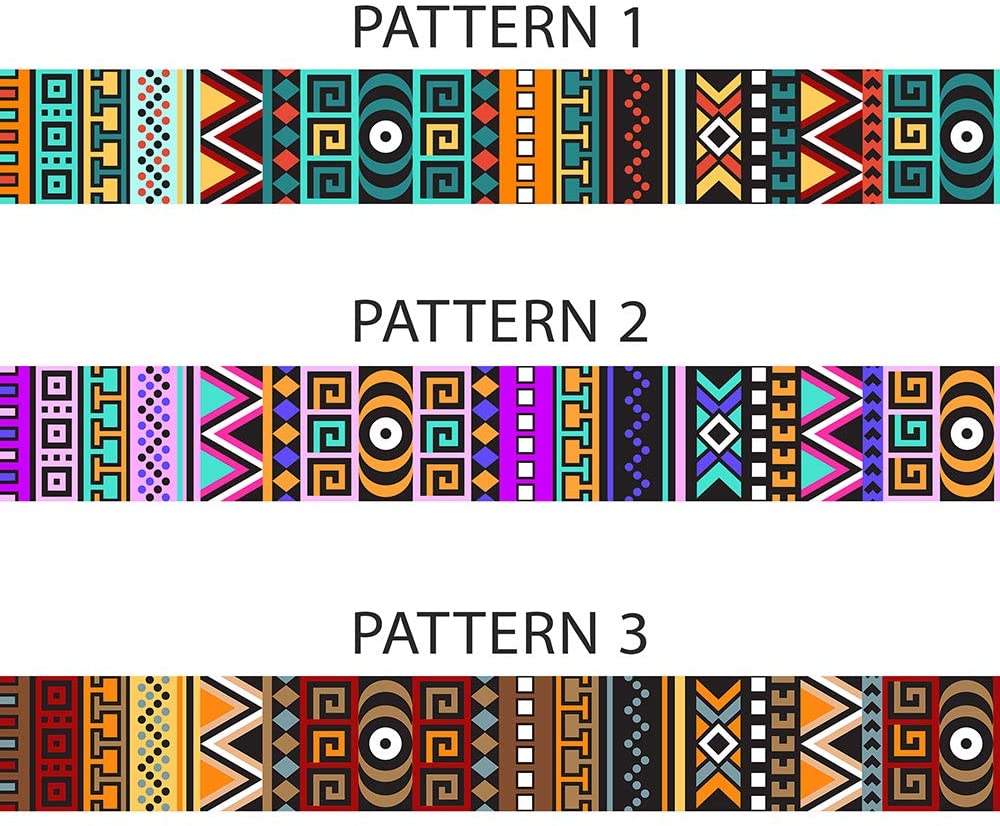 tribal dog collars-tribal dog collar-collar azteca-pattern dog collars-pattern for dog collars