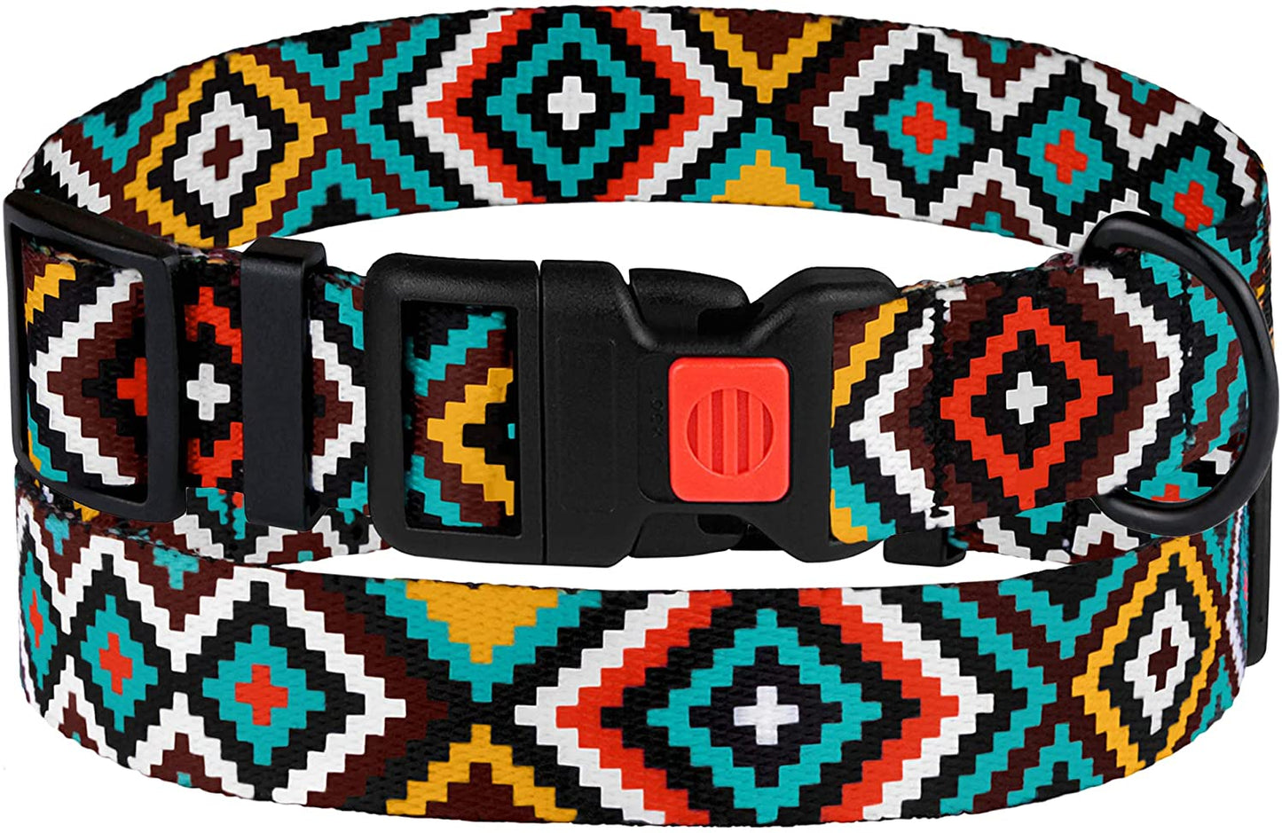 tribal dog collars-tribal dog collar-collar azteca-pattern dog collars-pattern for dog collars