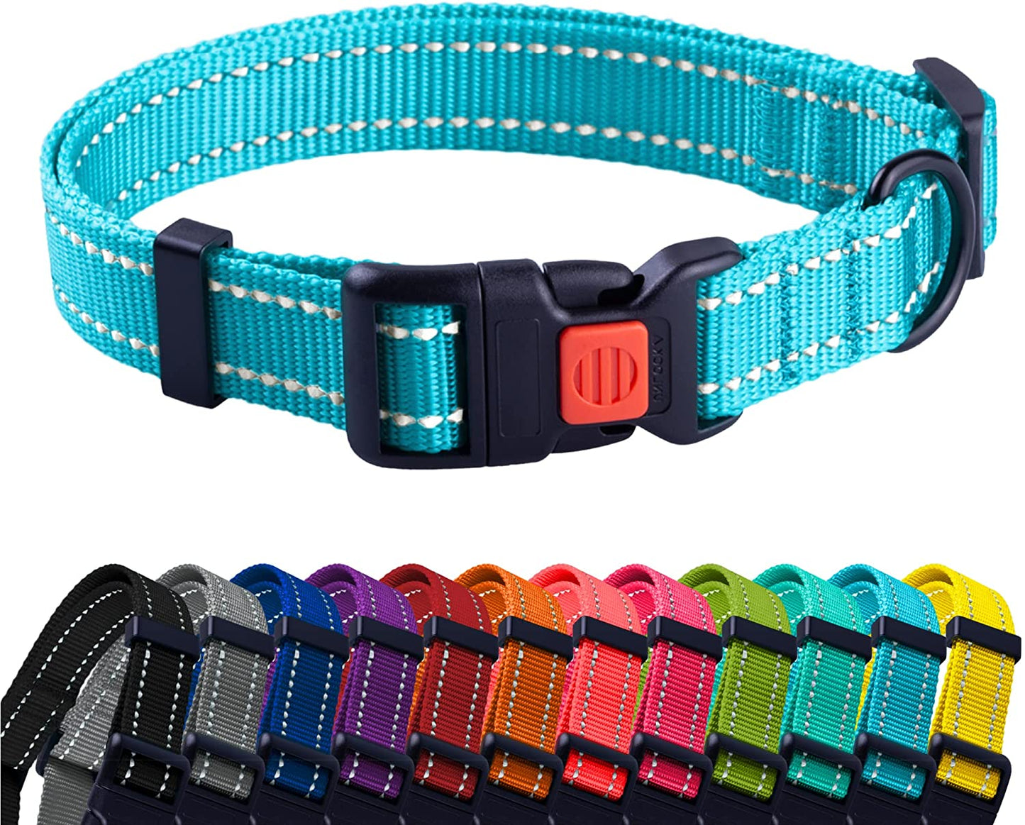 nylon dog collar-nylon personalized dog collar-personalized nylon dog collar-nylon dog collar with buckle-nylon choke dog collar-rolled nylon dog collar