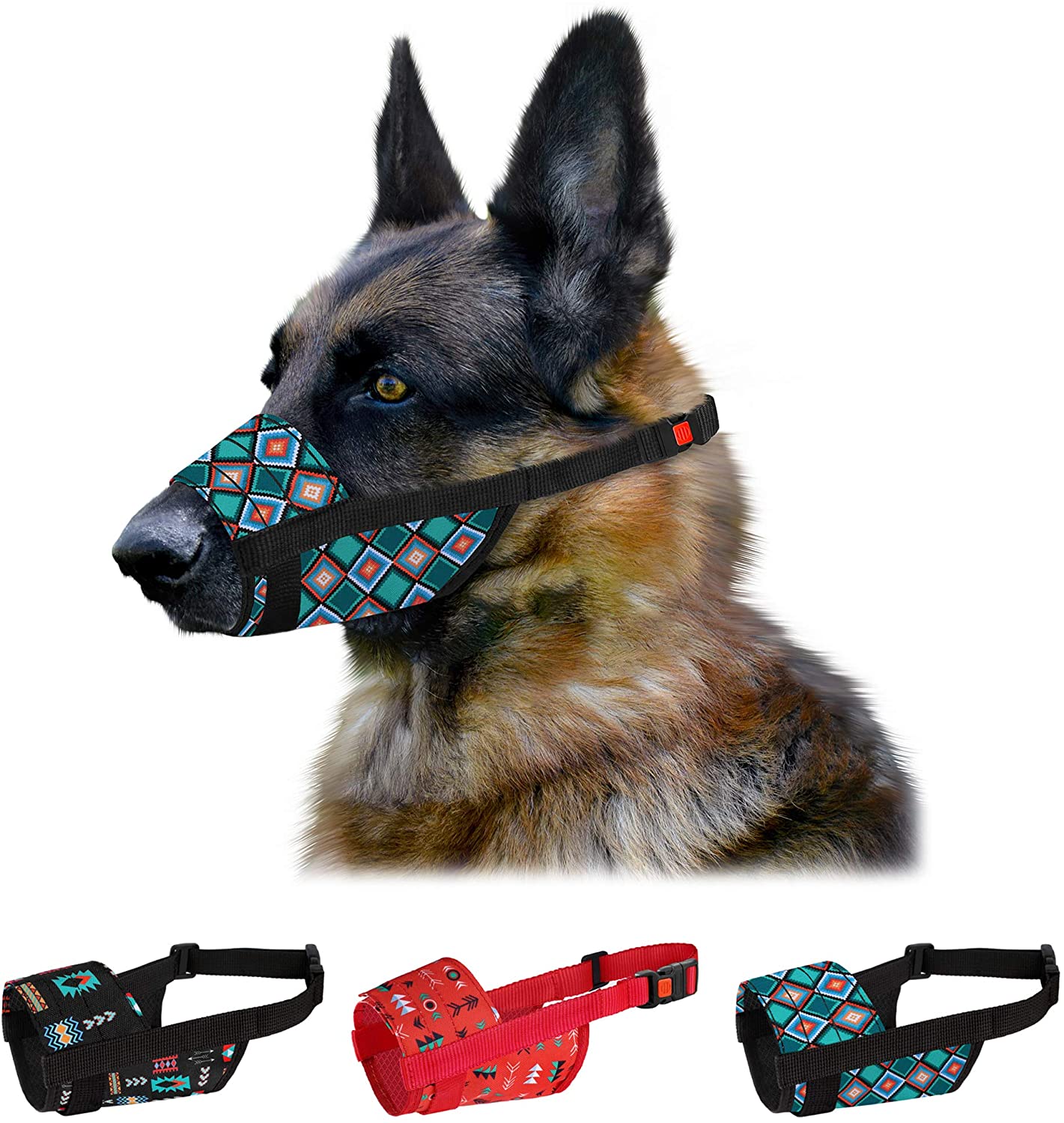 collardirect muzzle-nylon dog muzzle-soft dog muzzles