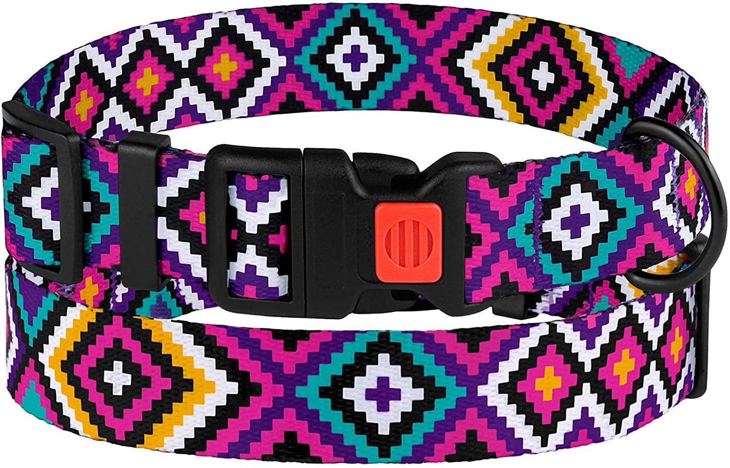 tribal dog collars-tribal dog collar-collar azteca-pattern dog collars-pattern for dog collars