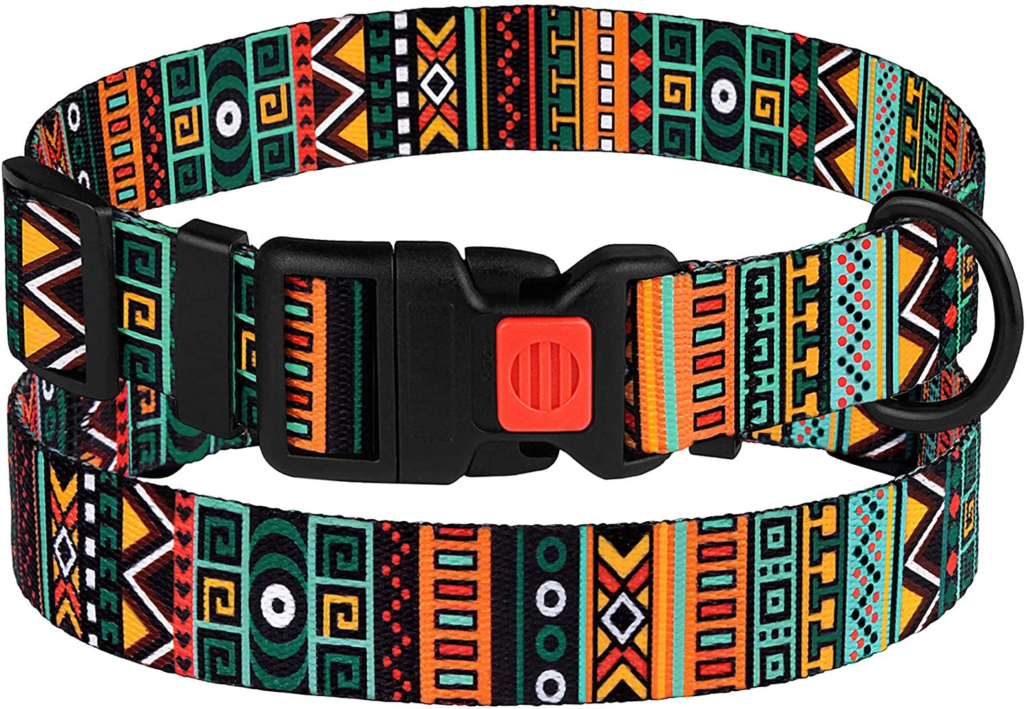 tribal dog collars-tribal dog collar-collar azteca-pattern dog collars-pattern for dog collars