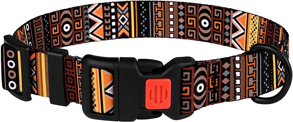 tribal dog collars-tribal dog collar-collar azteca-pattern dog collars-pattern for dog collars