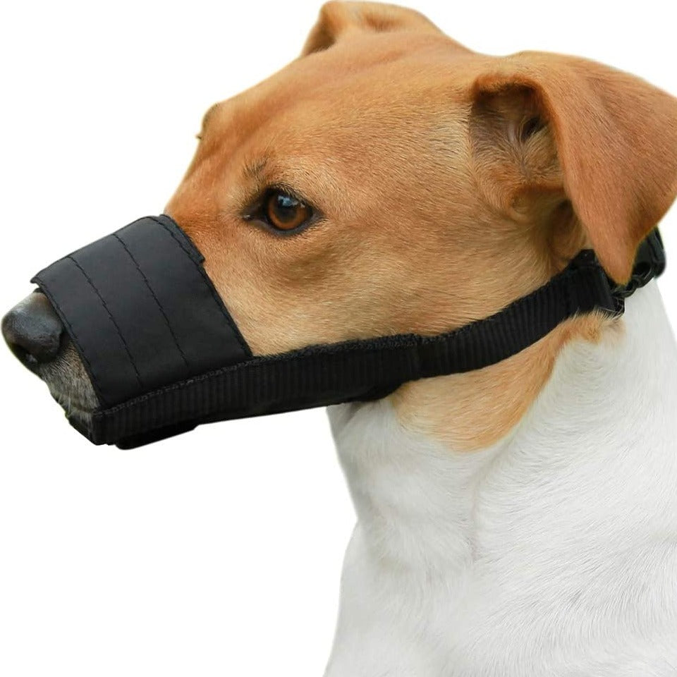 adjustable dog muzzle-velcro dog muzzle-no bark muzzle for small dogs