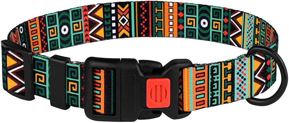 tribal dog collars-tribal dog collar-collar azteca-pattern dog collars-pattern for dog collars