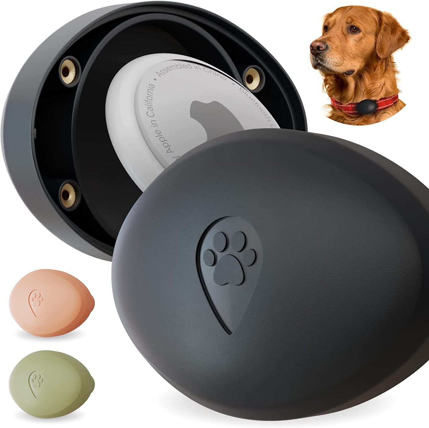 Waterproof AirTag Dog Collar Holder