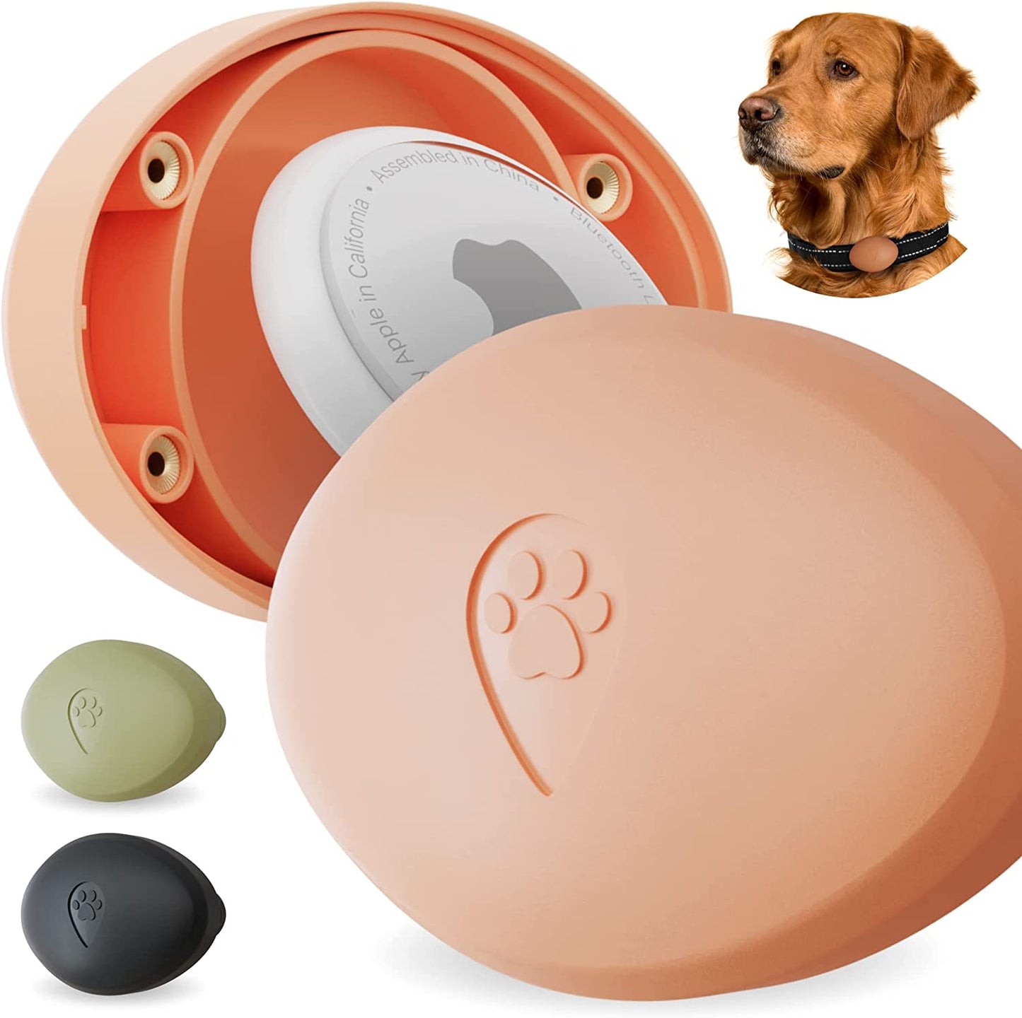 Waterproof AirTag Dog Collar Holder