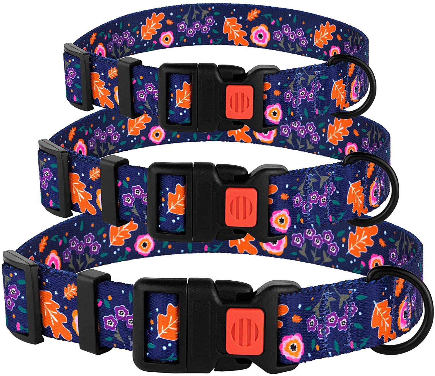 2er-Set Halsband & Leine Für Hunde – Mit Pfotenprint, Verstellbar & Schneller Verschluss – Für Kleine & Mittlere Hunde