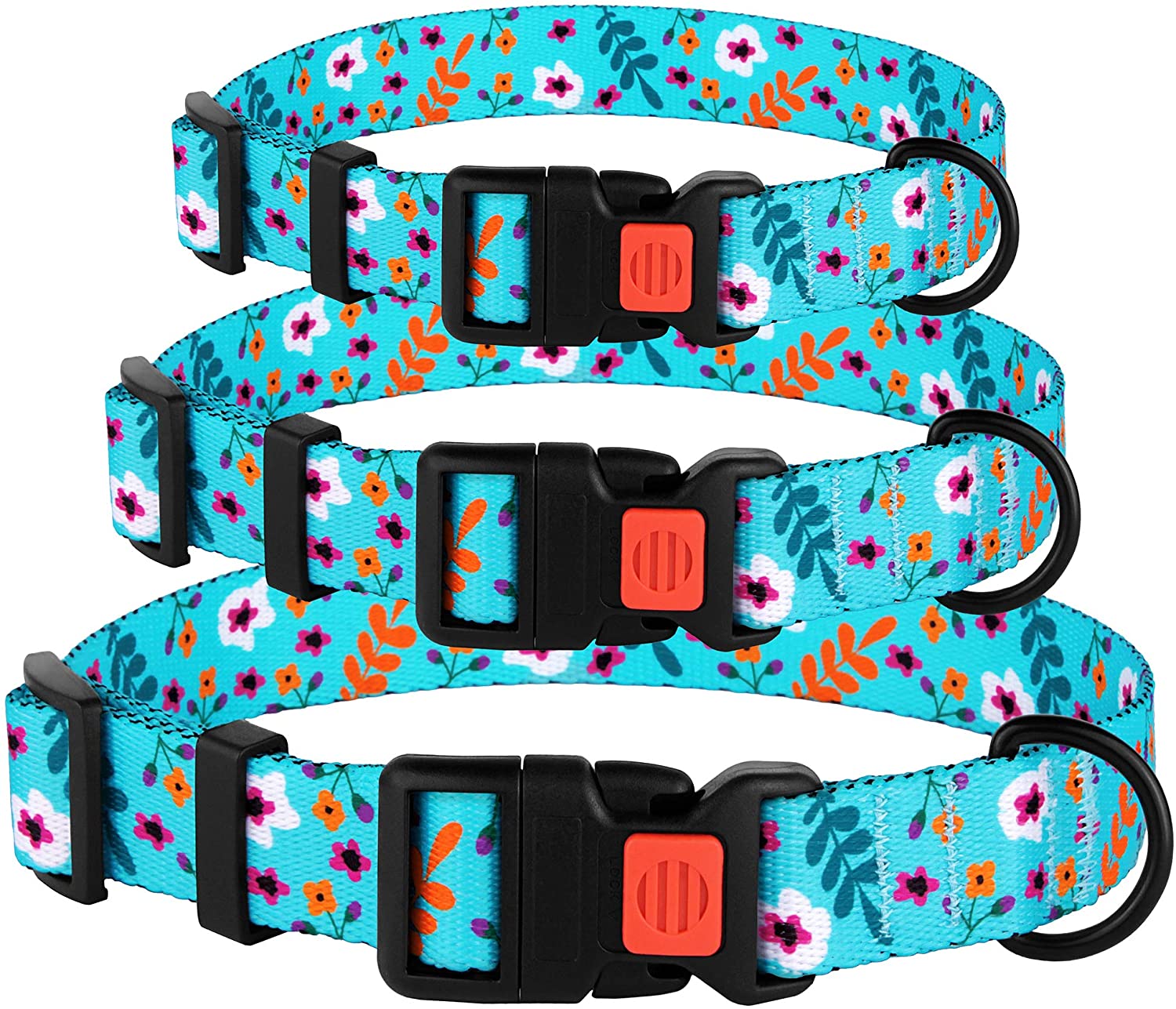 nylon dog collar-nylon personalized dog collar-personalized nylon dog collar-nylon dog collar with buckle-nylon choke dog collar-rolled nylon dog collar