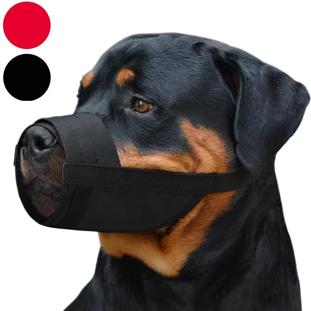 adjustable dog muzzle-velcro dog muzzle-no bark muzzle for small dogs